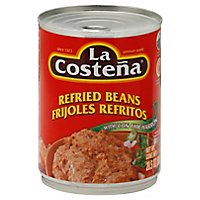 La Costena Beans Refried with Con Chicharron Can - 20.5 Oz - Image 1