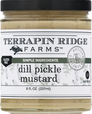 Terrapin Ridge Farms Dill Pickle Mustard - 8 Fl. Oz. - Image 2