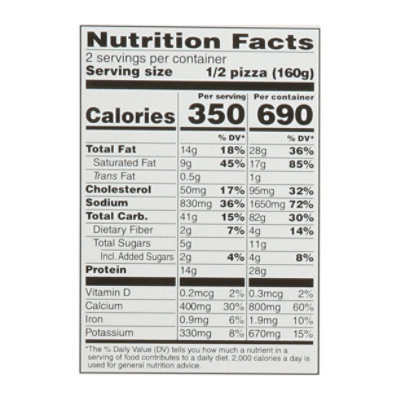 Open Nature Pizza Cauliflower Crust Margherita Gluten Free Frozen - 10.2 Oz - Image 3