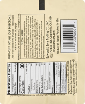 Edward & Sons Miso Cup Mix Inst Golden - 0.705 Oz - Image 2