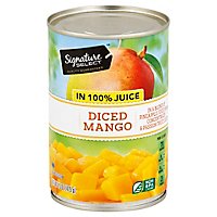 Signature SELECT Mango Diced In Juice - 15 Oz - Image 1
