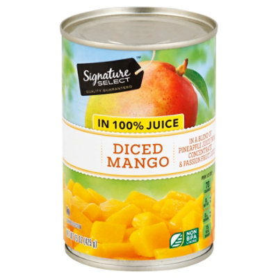 Signature SELECT Mango Diced In Juice - 15 Oz