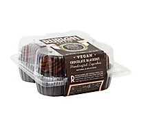 Rubicon Bakers Vegan Blackout Cupcake 4 Pack - Each