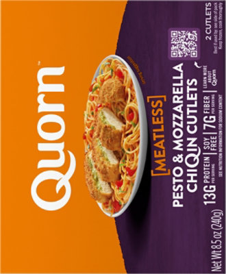 Quorn Meatless Cutlets Pesto & Mozzarella Non GMO Soy Free - 8.5 Oz - Image 6