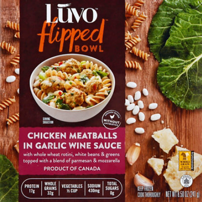 Luvo Entree Chkn Meatball Grlc - 8.5 Oz - Image 2