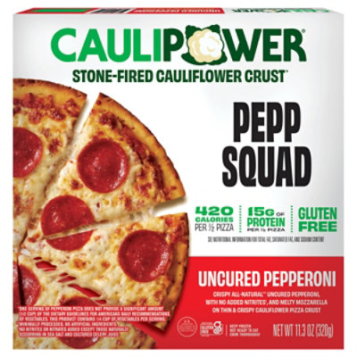 CAULIPOWER Uncured Pepperoni Frozen Pizza - 12 Oz