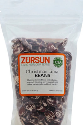 Zursun Heirloom Beans Christmas Lima Beans - 1.25 Lb - Image 2