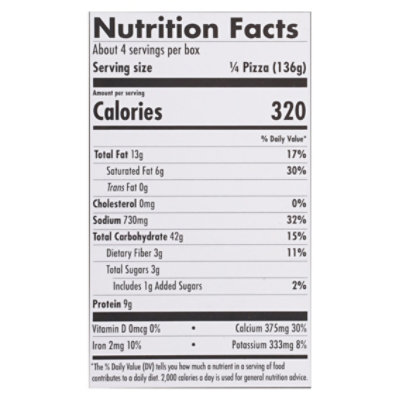 Daiya Dairy Free Meatless Meat Lovers Gluten Free Pizza - 19.1 Oz - Image 3