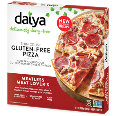 Daiya Dairy Free Meatless Meat Lovers Gluten Free Pizza - 19.1 Oz