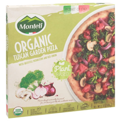 Monteli Organic Pizza Tuscan Garden - 14.85 Oz
