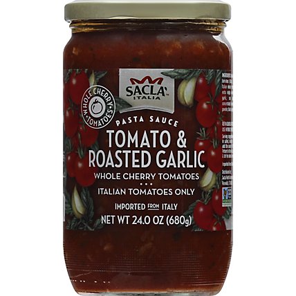 Sacia Tomatos Cherry Rstd Garlc - 24 Oz - Image 2