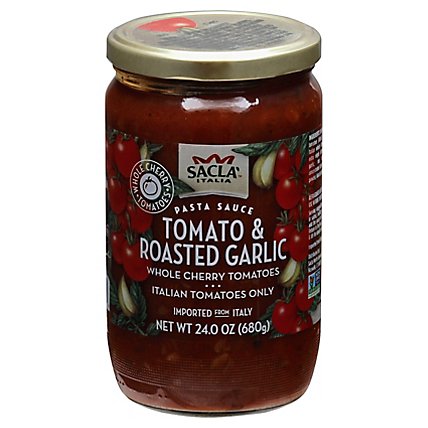 Sacia Tomatos Cherry Rstd Garlc - 24 Oz - Image 1