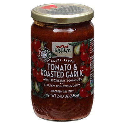 Sacia Tomatos Cherry Rstd Garlc - 24 Oz