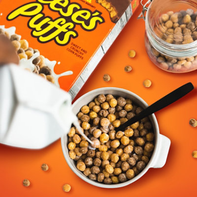 General Mills Corn Puffs Reeses Large Size - 16.7 Oz - Image 2
