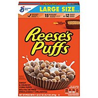 General Mills Corn Puffs Reeses Large Size - 16.7 Oz - Image 2