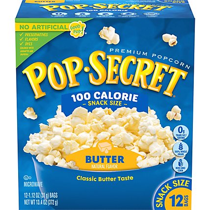 Pop Secret Popcorn Microwave Premium Butter - 12 Count