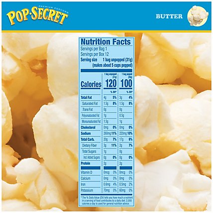Pop Secret Popcorn Microwave Premium Butter - 12 Count - Image 4