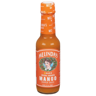 Melindas Hot Sauce Habanero Pepper Sauce Mango Bottle - 5 Fl. Oz. - Image 3