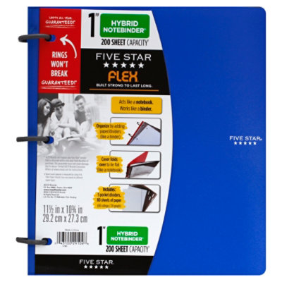 Five Star Flex Large Binder - Each