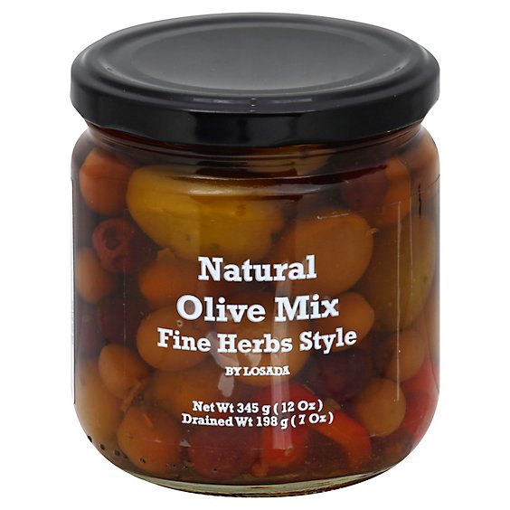 Dequmana Mixed Olives And Herbs - 12 Oz