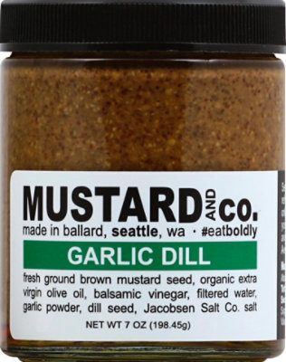 Mustard & Co Garlic Dill Mustard - 6 Oz - Image 2