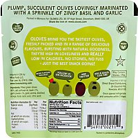 Oloves Olives Green Pitted with Basil & Garlic Tasty Mediterranean Pouch - 1.1 Oz - Image 6