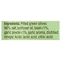 Oloves Olives Green Pitted with Basil & Garlic Tasty Mediterranean Pouch - 1.1 Oz - Image 5
