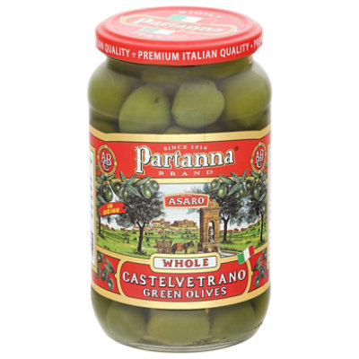 Partanna Whole Green Olives - 340 Gram - Image 2