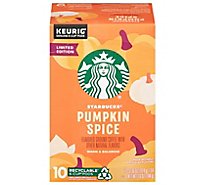 Starbucks Coffee K-Cup Pods Flavored Pumpkin Spice Limited Edition Box - 10 Count