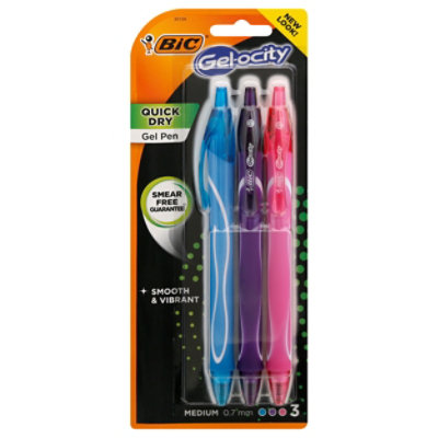 Bic Gelocity Quick Dry - 3 Count - Image 3