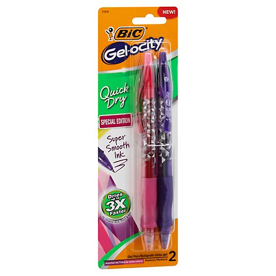 Bic Quick Dry Fashion Ink - 2 Count