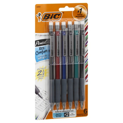 Bic Pencil Xtra Comfort - 6 Count