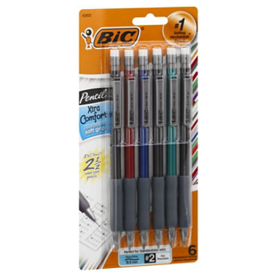 Bic Pencil Xtra Comfort - 6 Count - Jewel-Osco