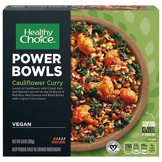 Healthy Choice Power Bowl Cauliflower Curry - 9.9 Oz