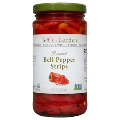 Jeffs Naturals Bell Pepper Strips Roasted Jar - 12 Fl. Oz. - Image 1