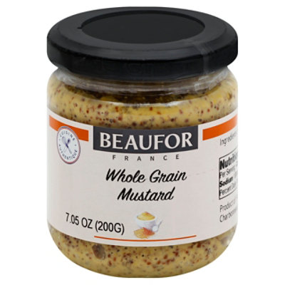 Beaufor Mustard Whole Grain - 7.05 Oz - Image 1