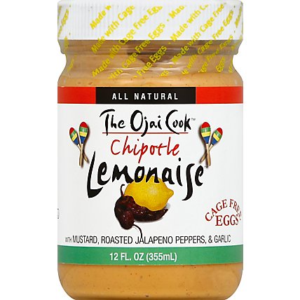 The Ojai Cook Lemonaise Chipotle Mustard Roasted Jalapeno Peppers & Garlic Jar - 12 Oz - Image 2