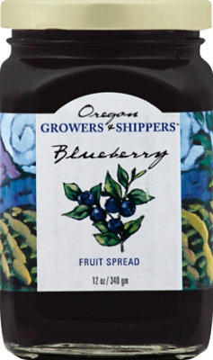 Oregon Growers & Shippers Fruit Spread Blueberry Jar - 12 Oz - Image 2