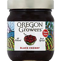 Oregon Growers Black Cherry Fruit Spread - 12 Oz - Image 2