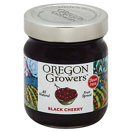 Oregon Growers Black Cherry Fruit Spread - 12 Oz - Image 1