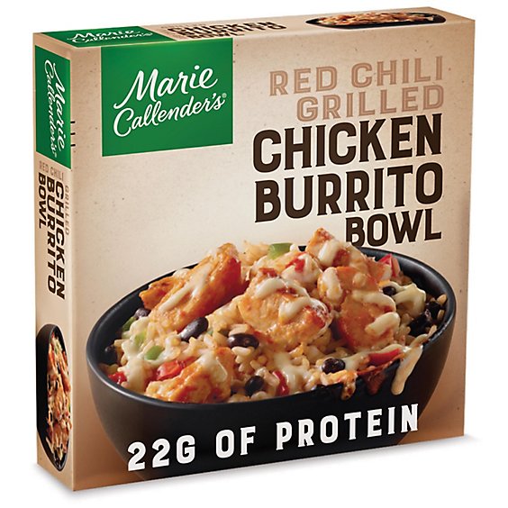 Marie Callender's Red Chili Grilled Chicken Burrito Bowl Frozen Meal - 11.5 Oz