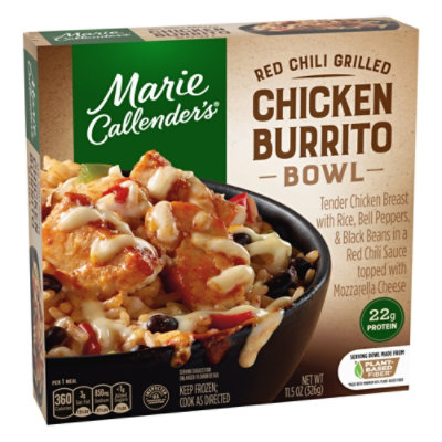 Marie Callender's Red Chili Grilled Chicken Burrito Bowl Frozen Meal - 11.5 Oz - Image 1