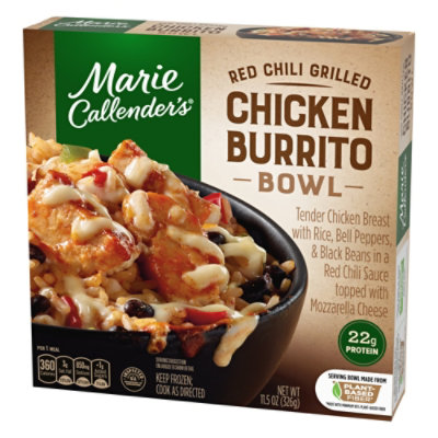 Marie Callender's Red Chili Grilled Chicken Burrito Bowl Frozen Meal - 11.5 Oz - Image 3