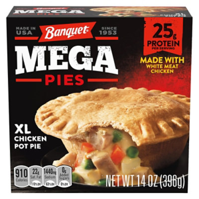 Banquet Mega Chicken Pot Pie - 14 Oz