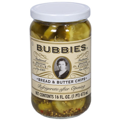 Bubbies Pickle Bread & Butter Chips Jar - 16 Fl. Oz. - Image 3