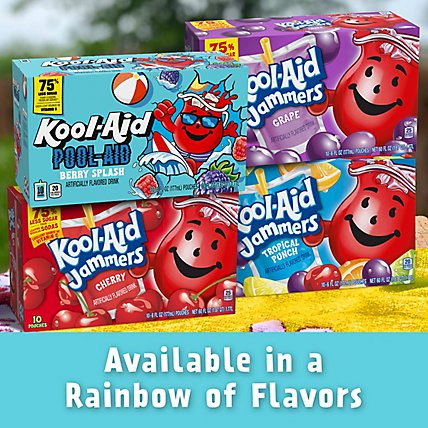 Kool-Aid Summer Blast Jammers Boomin Berry Soft Drink Pouches - 10-6 Fl. Oz. - Image 9