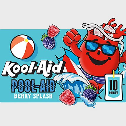 Kool-Aid Summer Blast Jammers Boomin Berry Soft Drink Pouches - 10-6 Fl. Oz. - Image 3