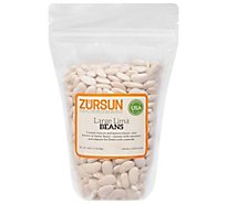 Zursun Heirloom Beans Large Lima Beans - 1.5 Lb