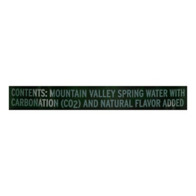 Mountain Valley Water Sparkling Lime Twist Bottle - 1 Liter - Image 5