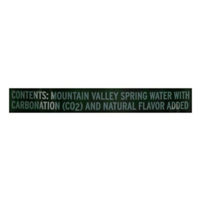 Mountain Valley Water Sparkling Lime Twist Bottle - 1 Liter - Image 5